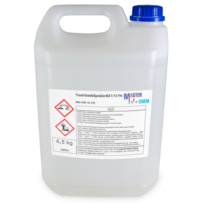 Sodium hypochlorite 12 - 15% (CAS 7681-52-9) 5l MaterChem