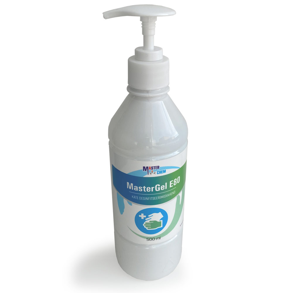 Käsien desinfiointiaine MasterGel E80 500ml Käsien desinfiointiaine MasterGel E80 500ml