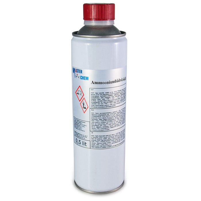 Ammonia solution (CAS 1336-21-6) 500ml MaterChem