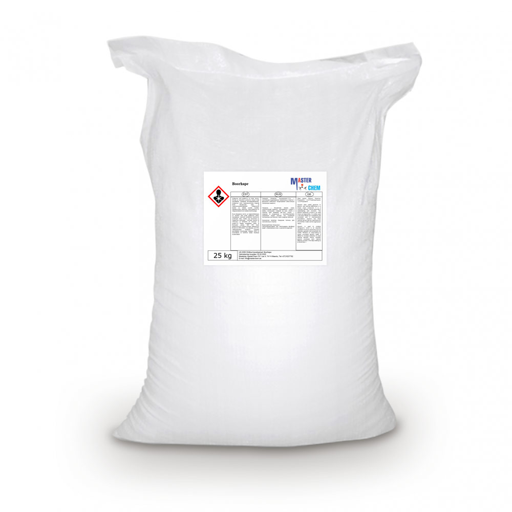 Boric Acid (CAS 10043-35-3) 25kg MasterChem Boric Acid (CAS 10043-35-3) 25kg MasterChem