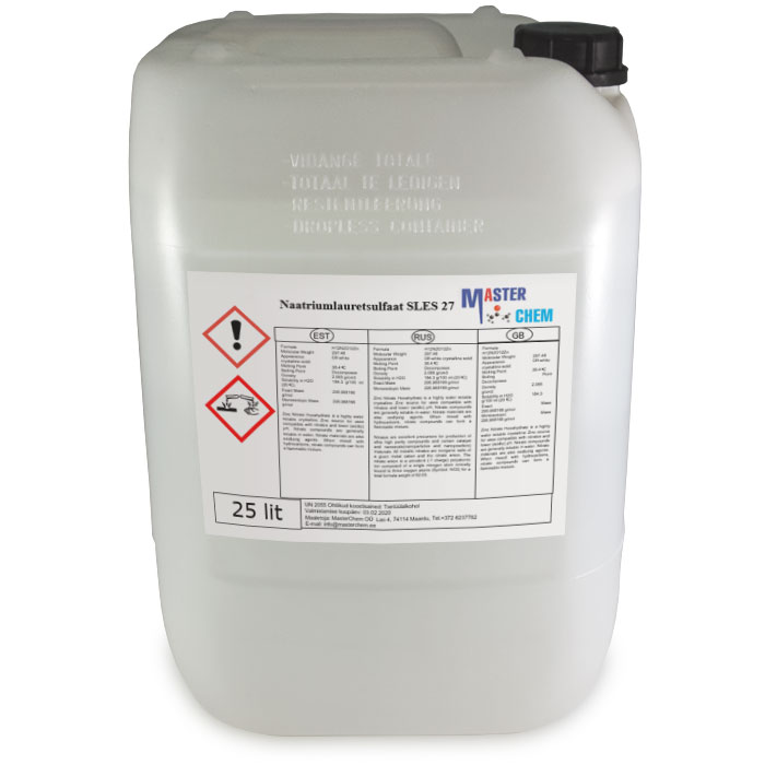 Sodium laureth sulfate (SLES) 27 (CAS 68891-38-3) 25l MaterChem